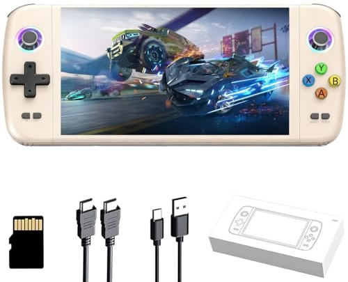 2025 New Upgrade M27 Retro Handheld Game Console with 64GB, 30+ Emulators,Built-in 20000+ Classic Games, Portable Video Gaming Console Linux System 7 Inch IPS Screen, 3000mAh Rechargeable Battery