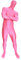 Morphsuits-Déguisement original-XXLarge-Rose