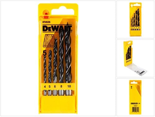 DeWalt DT4535QZ Brad Point Drillbits Set 5pc M DEWDT4535QZ