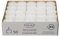 EDZARD Lot de 50 bougies chauffe-plat, coque transparente, durée de combustion env. 8 heures