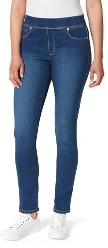 Gloria Vanderbilt womens Amanda Pull on High Rise Jeans, Vermont, 16 US