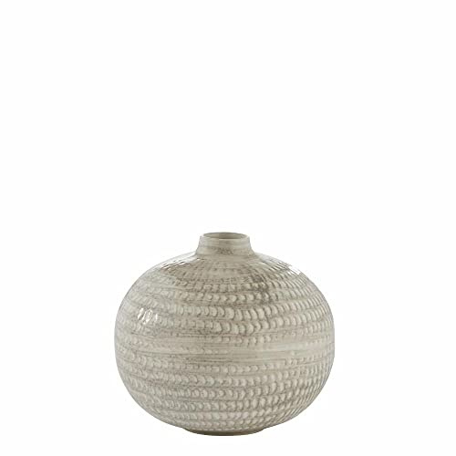 Lene Bjerre Vase Cassandra, silber grau, Keramik