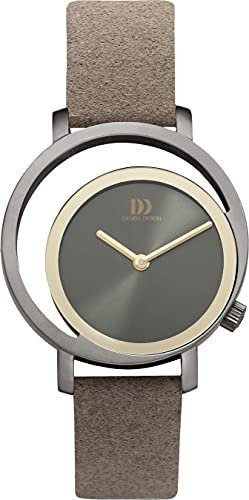 Danish Design Damen Analog Uhr mit Leather Armband 3320308