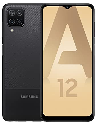 Smartphone Samsung Galaxy A12 64GB Noir - Version FR