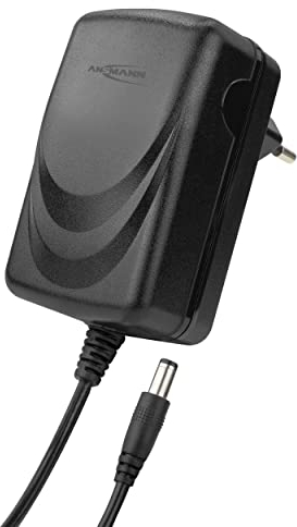 ANSMANN 12V Router Power Supply APS 12-2.5 compatibile con Fritz-Box 7590/7570/7530/7490/7430/7390/7360/7330/7270/7170/6660/6490/6340/4040/4020/3270/3170 fritz kabel netzteil 12v dc 5530 fritzbox