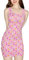 LittleForBig Donne Cotone Salopette Gonna Pagliaccetto Salopette - Usagi Moon Bodycon Vestito Rosa S