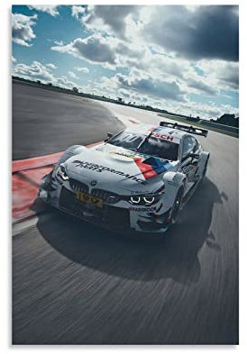 ASDSA Auto-Poster BMW M4, Leinwand-Kunst, Poster und Wandkunst, Bilddruck, modernes Familien-Schlafzimmer, Deko-Poster, 30 x 45 cm