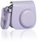 HIUOUIH Funda para Instax Mini 11 PU de Cuero Fujifilm Cámara Instantánea Case Camara Protectora Bolsa Compactas Instant Camera Protector Estuche con Bolsillo y Correa Ajustable, Violeta