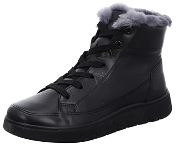 ARA Damen Rom Schnür Stiefelette, Schwarz, 42 EU