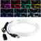 EL filo auto LED striscia interna, 7 modalità di colore costante e mutevole striscia neon USB tagliabile, adatta per interni auto, decorazione camera da letto (5m/16.5ft)