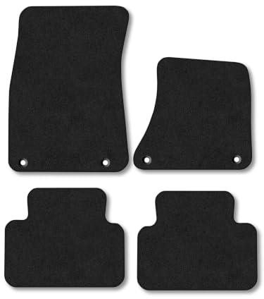 Porsche Macan (2014-2024) Carpet Car Mats | Black Edge Trim Tailored Fit Floor Mats Full Coverage Protection Accessories Easy Clean Anti Slip Made in the UK