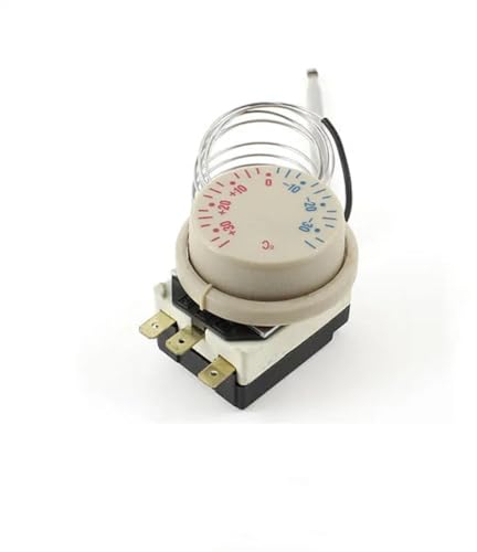 1PCS 220V 16A -30~+30C 3Pins Manopola Termostato Frigorifero Interruttore di Temperatura Sonda di Controllo