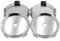 CWMBM 4 Stück Nabendeckel für Mercedes Benz A-Class W176 A45 AMG 4MATIC 2014-2017 75MM,Radnabenkappen Felgendeckel Nabenkappen Wheel Caps Radnabenabdeckung Radnabendeckel Auto Zubehör,Silve-r