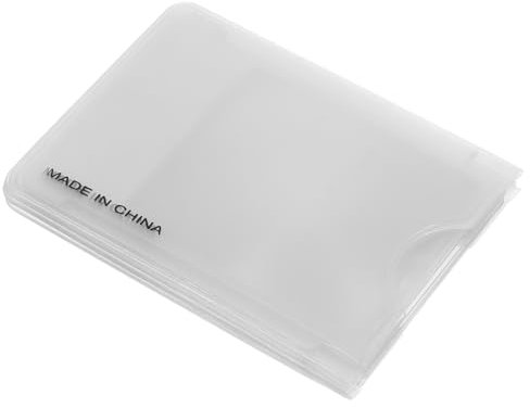 BCOATH 8 STK Karte Lupe schmucklupe sehhilfe Kartenlupe Handliche Lupe Transparente Lupe Taschenlupe Leselupe für Menü Parkscheininhaber Visitenkartenetui Kartenschutzhüllen PVC