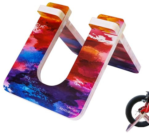 SHIDOW Soporte de PVC para bicicleta, soporte para bicicleta de interior, soporte de exhibición de bicicleta, soporte de bicicleta de suelo para bicicleta y bicicleta de equilibrio, almacenamiento en