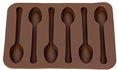 BHFYOB Silicone Baking Mould Spoon Chocolate Cake Biscuit Candy Jelly Mold Decor