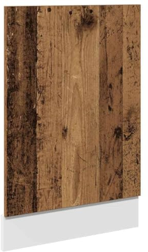 Gecheer Engineered Wood Dishwasher Panel - Old Wood, 45x3x67 cm, Lyon Range, Easy Maintenance Model856131