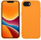 kwmobile Hülle kompatibel mit Apple iPhone 16e Hülle - weiches TPU Silikon Case - Cover geeignet für kabelloses Laden - Fruity Orange