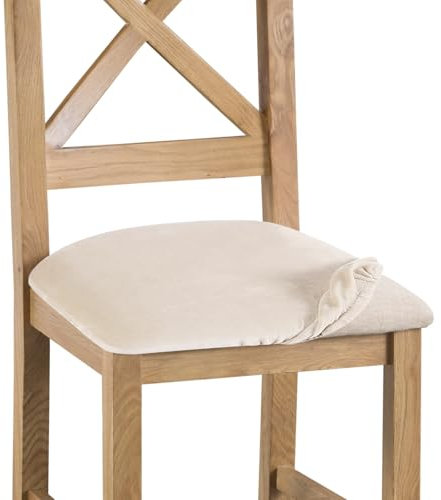 Gute 4er Set Stuhlbezug Sitzfläche,Samt Stretch Esszimmerstuhl Sitzbezüge, Abnehmbar Waschbar Schonbezug Hussen für Restaurant,Zuhause,Hotel,Bankett,Bürostühle(Beige)