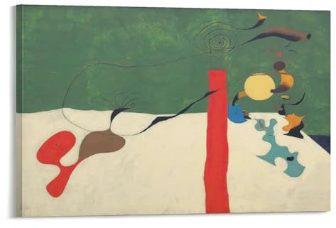 Surrealismus-Malerin Joan Miró Meisterwerk Stillleben mit Lampe, abstrakte Poster, Leinwandkunst, Poster und Wandkunst, Bilddruck, moderne Familiendekor-Poster, 20 x 30 cm