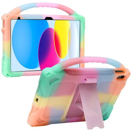 JOGUIIA Funda Infantil para iPad de 10ª generación (10.9 Pulgadas 2022)/11ª generación (A16) de 11 Pulgadas 2025,Funda Duradera a Prueba de Golpes para niños con Soporte de asa,iPad de 11ª/10ª