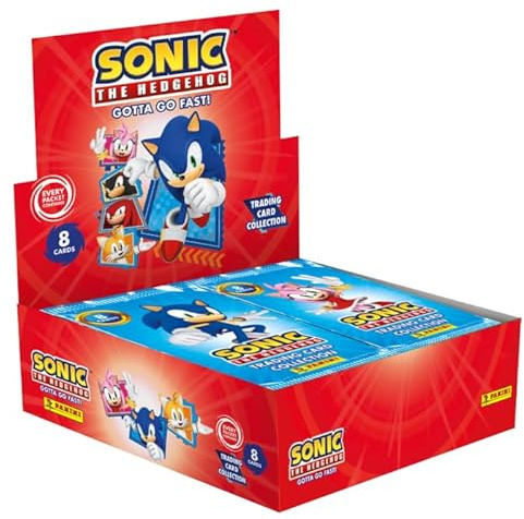 Panini Sonic the Hedgehog – Gotta Go Fast Trading Card Kollektion (Flowpack-Box mit 18 Flowpacks)