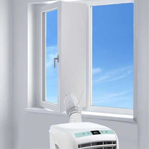 Klimaanlage Fensterabdichtung, Mobile Klimaanlage Fensterabdichtung, Wäschetrockner, Abgabe Lufttrockner, Ablufttrockner zum Anschließen von Fenstern, Dachfenstern, Flügelfenstern (3m)