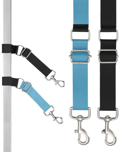 Hundepflege Armverlängerung,2-Teiliger Verstellbarer Halter Für Die Hundepflege - Fixier-Gurt Bade-Restriktion Für Haustiere Zum Krallenschneiden Waschen Kleine Mittlere Große Rassen