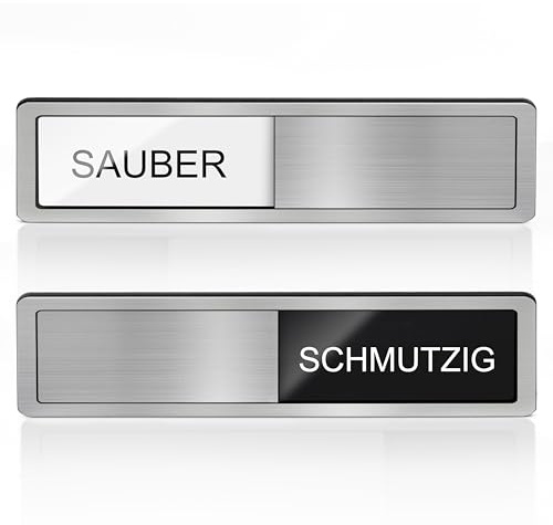 Spülmaschine sauber schmutzig Schild-Magnete Kühlschrank SAUBER/SCHMUTZIG Geschirrspüler Zeichen für Küche & Büro Küchengadgets
