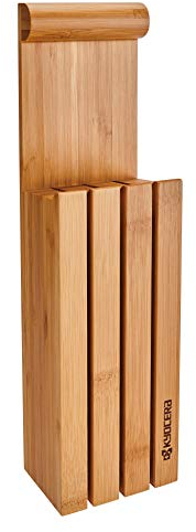 Kyocera BKB4 Bloc vide pour 4 couteaux Céramique Bambou