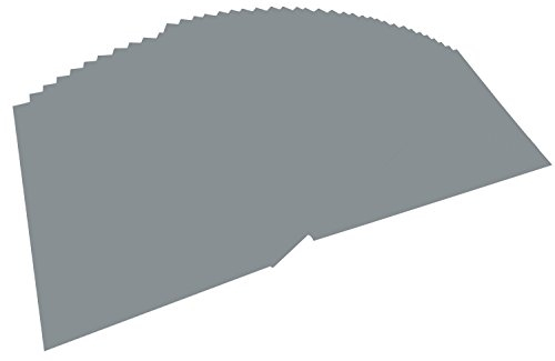 folia 6484 - Tonpapier steingrau, DIN A4, 130 g/qm, 100 Blatt - zum Basteln und kreativen Gestalten von Karten, Fensterbildern und für Scrapbooking