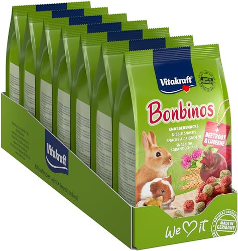 Vitakraft Bonbinos - Friandises Betterave Rouge et Luzerne pour tous les Rongeurs - 40 g