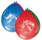 Folat Luftballons 61855 Dinosaurier Ballons-6 Stück, Mehrfarbig, 30 cm