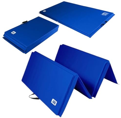 We Sell Mats Folding Exercise Mat - 2 Thick X-Large Blue 4x8'