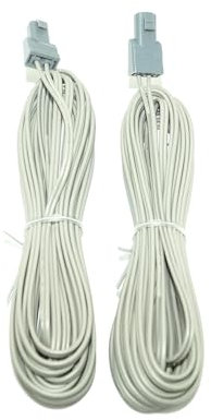 2x (3meters) New Sony White Speaker Cord Wire Cable With Connector 183621011 Home Cinema Theater For models HCD-SBT100B CMT-SBT100B CMT-SBT300W HCD-SBT300W HCD-SBT300WB CMT-SBT300WB