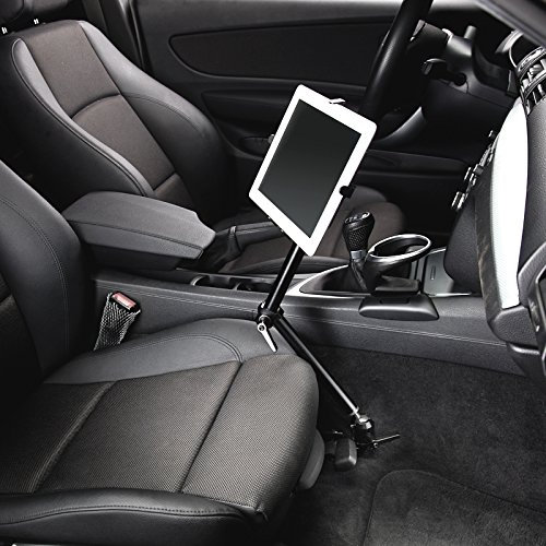 Infuu Holders Auto KFZ Halterung für iPad 1 2 3 4 Air/Galaxy Tab Note/Tablet-PC 7-11 Zoll universal stabil aus Aluminium 229