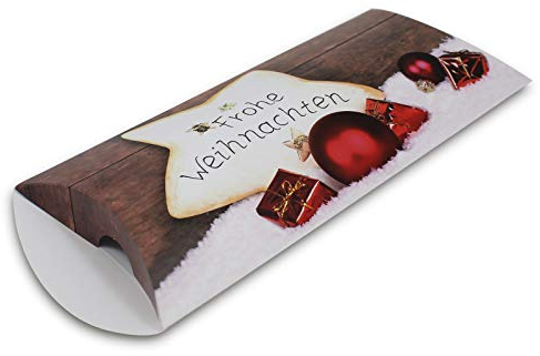 100er Pack Kissenverpackung Weihnachten Stern