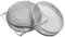 Honey Filter Strainer Double Layers Sieve with Holders Stainless Steel Beekeeping Equipment