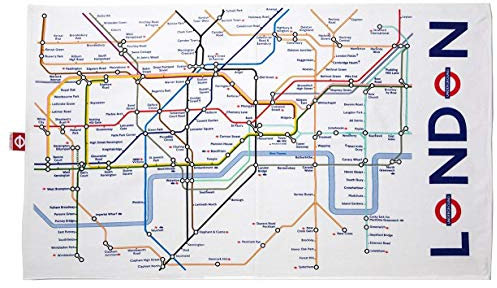 GWCC TFLTM6101 Geschirrtuch, Motiv London UndergroundTM