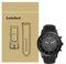 LvBu Armband Kompatibel mit Fossil Collider HR, Quick Release Leder Classic Ersatz Uhrenarmband für Fossil Hybrid Smartwatch HR Collider/Fossil Collider Hybrid Smartwatch (Coffee)