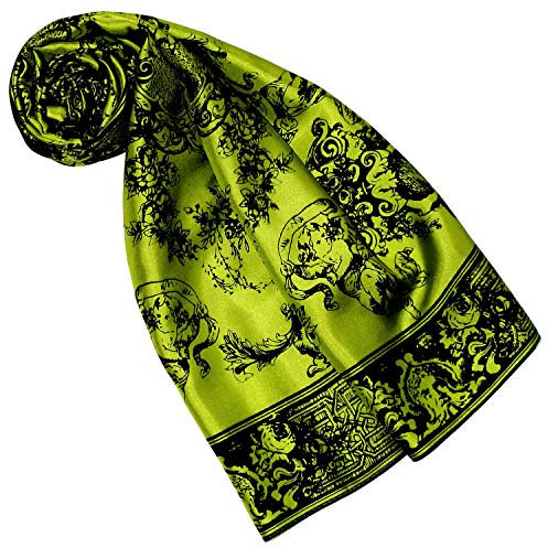 Lorenzo Cana Designer Seidentuch 100% Seide Tuch Halstuch Damentuch mehrfarbig bedruckt 90 x 90 cm Markentuch 8917777