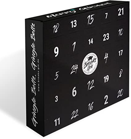 Breaks Premium Gin Adventskalender 2025 mit 24 Kreationen a 5cl - Handgemachter Weihnachtskalender