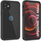 PunkCase Designed for iPhone 12 Mini Waterproof Case [StudStar Series] [Slim Fit] [IP68 Certified] [Dirtproof] [Snowproof] 360 Full Body Armor Cover For iPhone 12 Mini (5.4) (2020) [Black]