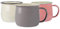 Argon Tableware Farbige Emaille Bauchbecher - 375ml - Packung Von 6-3 Farben