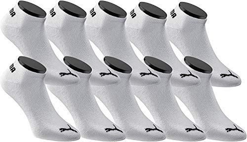 PUMA Sneakers Socken Sportsocken 10-Paar-Pack Unisex - white - Gr. 39-42