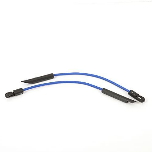 Everlasto Elastic Bungee Toggle Ties for Scaffolding Sheets and Tarpaulins - Blue 300mm x 5mm (100)