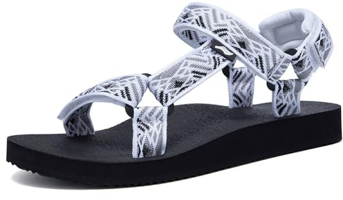 YOCCI Women's Original Sport Sandals Hiking Sandals with Arch Support Yoga Mat Insole Light Weight Outdoor Water Shoes