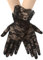 Yolev Damen Spitzen Handschuhe Braut Blumen Net Handschuhe Kurz Vintage Opern Handschuhe Damen Hochzeit Tea Party Abschlussball Cosplay Zubehör