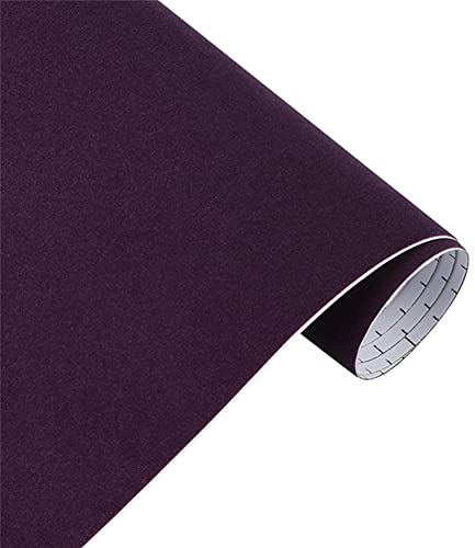 Auto Folie DIY, Asudaro Autofolie Vinyl Wrap Samt Autoaufkleberfolie Wasserdicht Flexibel Auto Shutz Folie Selbstklebende Lackfolie Schutzfolie Auto Schutzfolie Dekorative,30 * 100cm,Violett