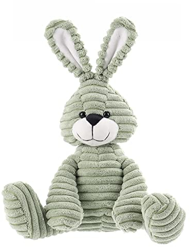 Apricot Lamb – Kuscheltier grün Hase 23 cm – Plüsch Spielzeug Plüschtier für Kinder und Baby – Flauschiger Stofftier zum Spielen, Geschenk & Kuscheln – Gemütliches Schmusetier – Cord Kaninchen